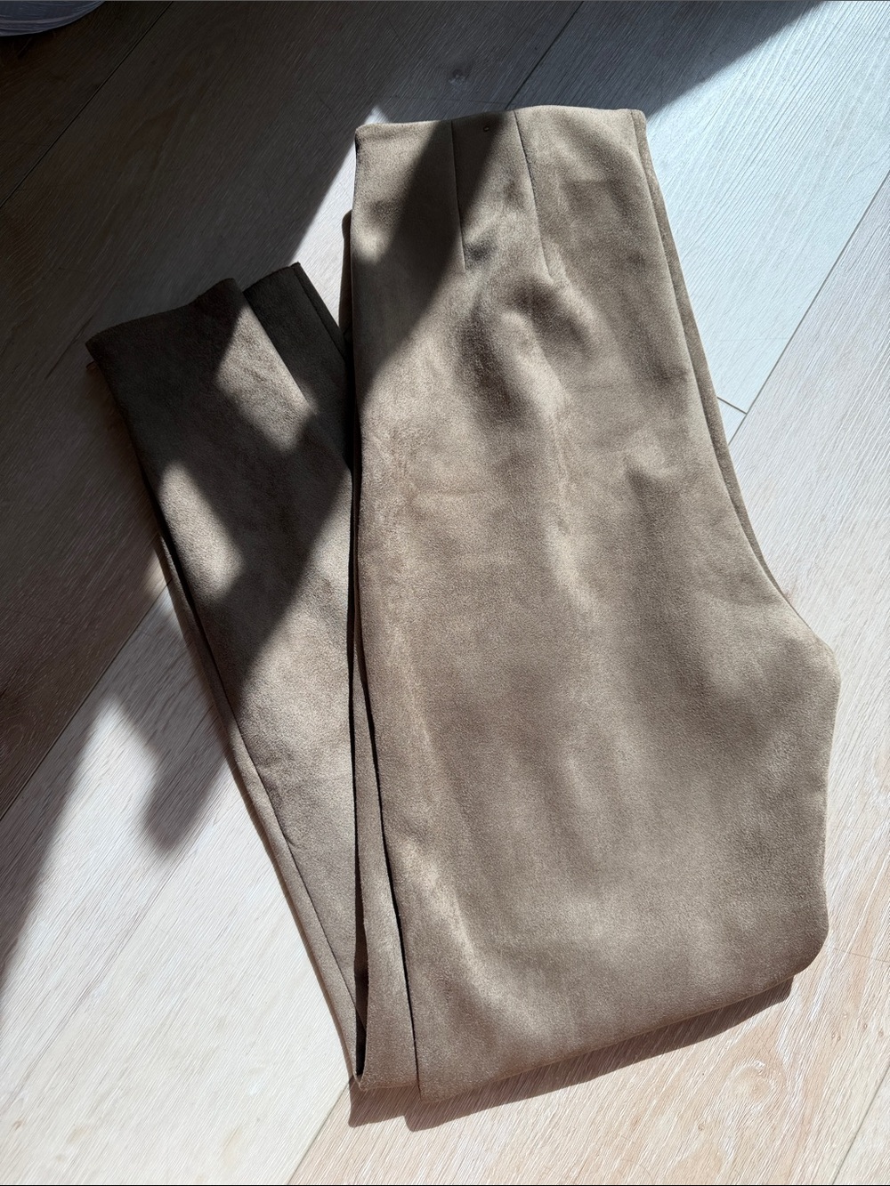 Zara velvet suede like leggings Medium